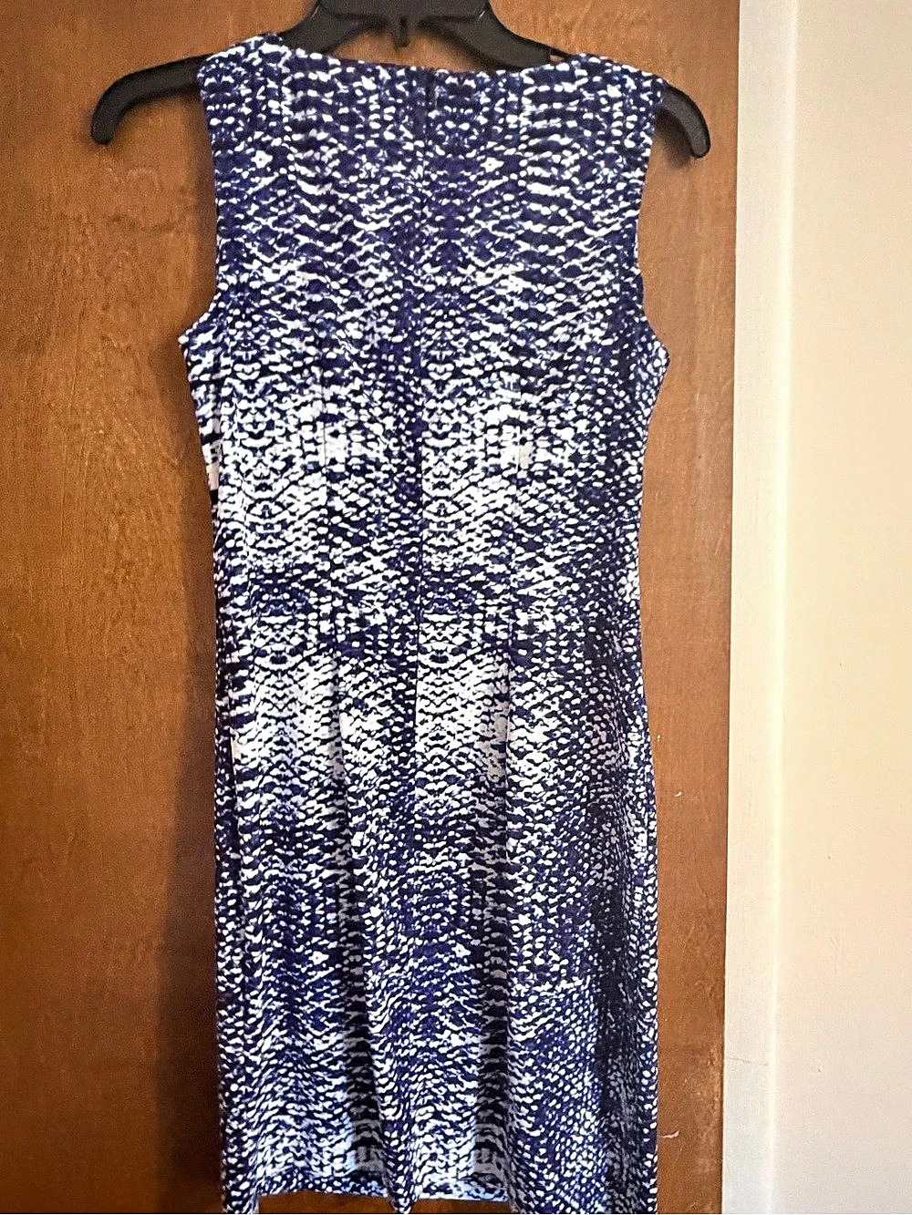 ALYX Limited Blue White Abstract Sleeveless Dress Size 4